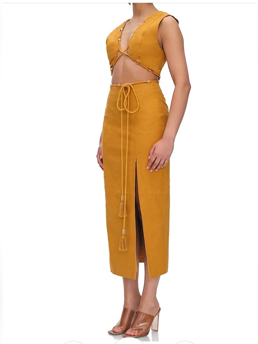 ANDREA IYAMAH
VELA CUT OUT MIDI DRESS ::RET
Regular price $430.
